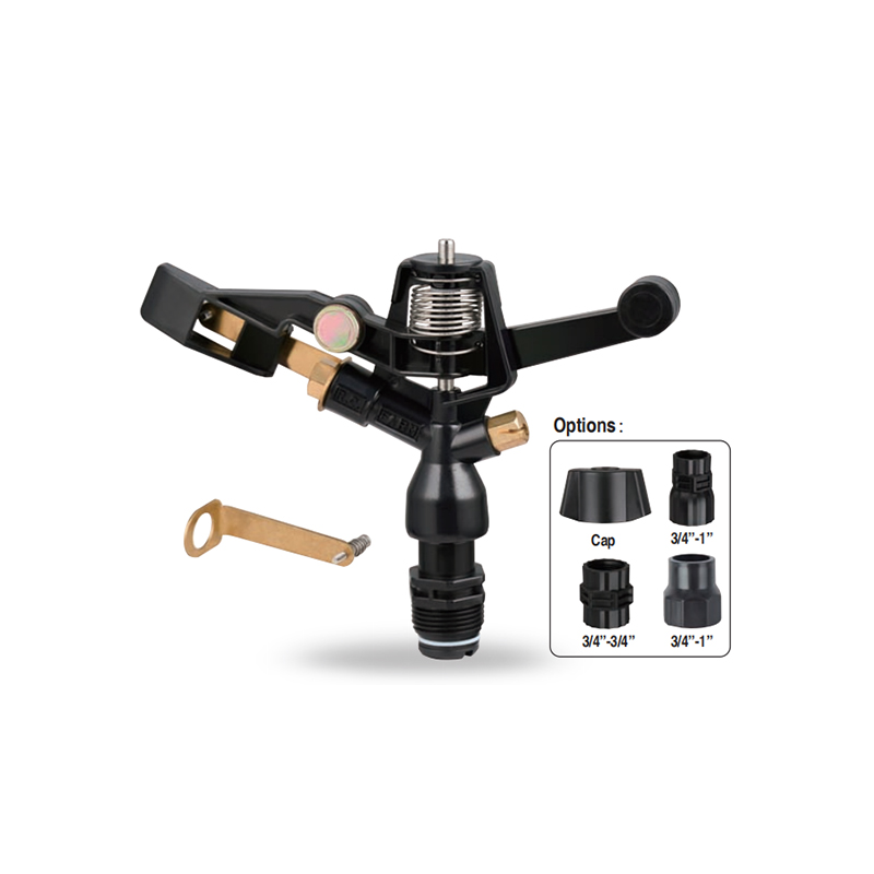 DC-S12-1(RC-160-N) POM Сельскохозяйственный спринклер для орошения с латунными соплами